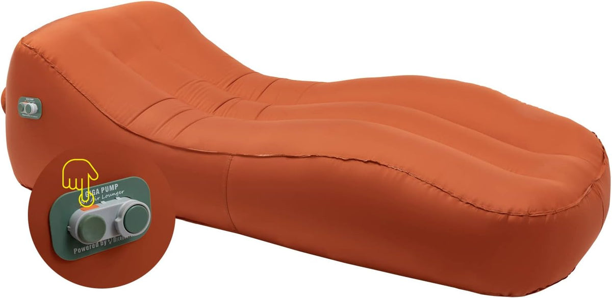 Navy Blue Inflatable Lounger Air Sofa J5739