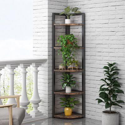 Metal Corner Bookcase B164