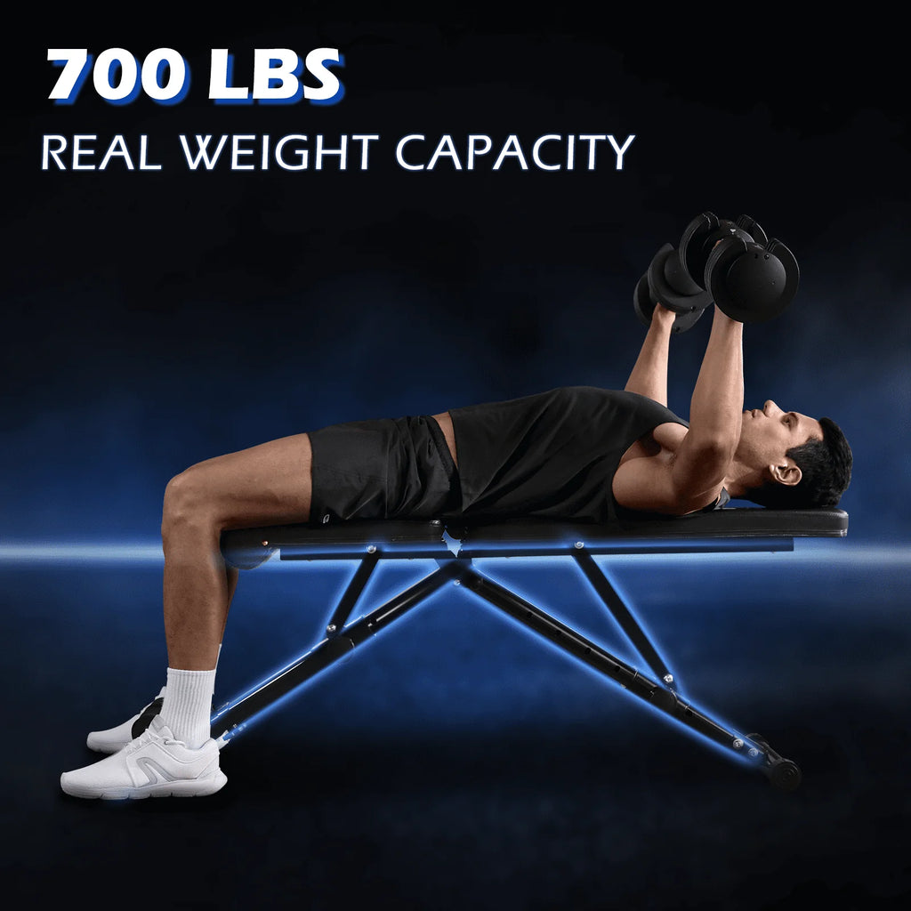 Adjustable Weight Bench with 800 Lbs. Weight Capacity Y5709