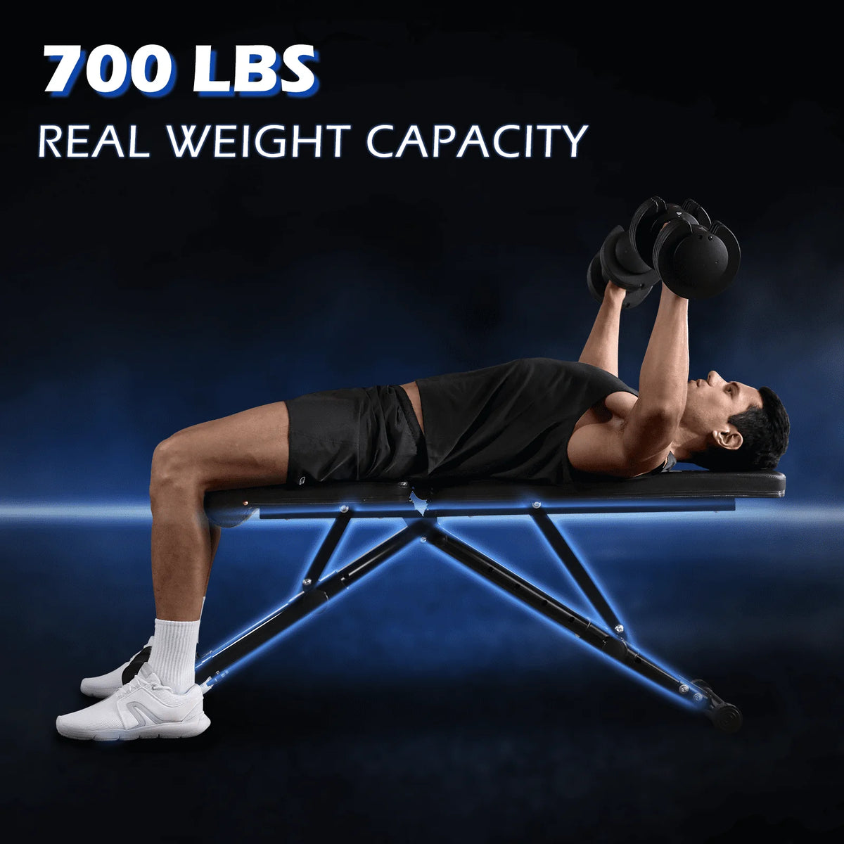 Adjustable Weight Bench with 800 Lbs. Weight Capacity Y5709