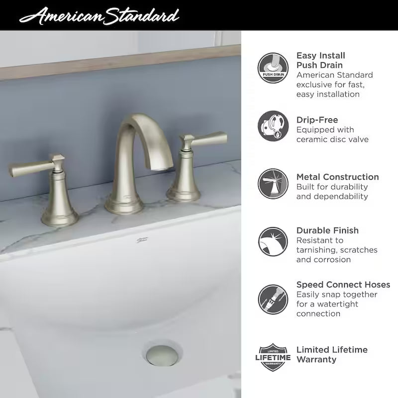 8 in. Widespread 2-Handle Bathroom Faucet in Matte Black Z122386