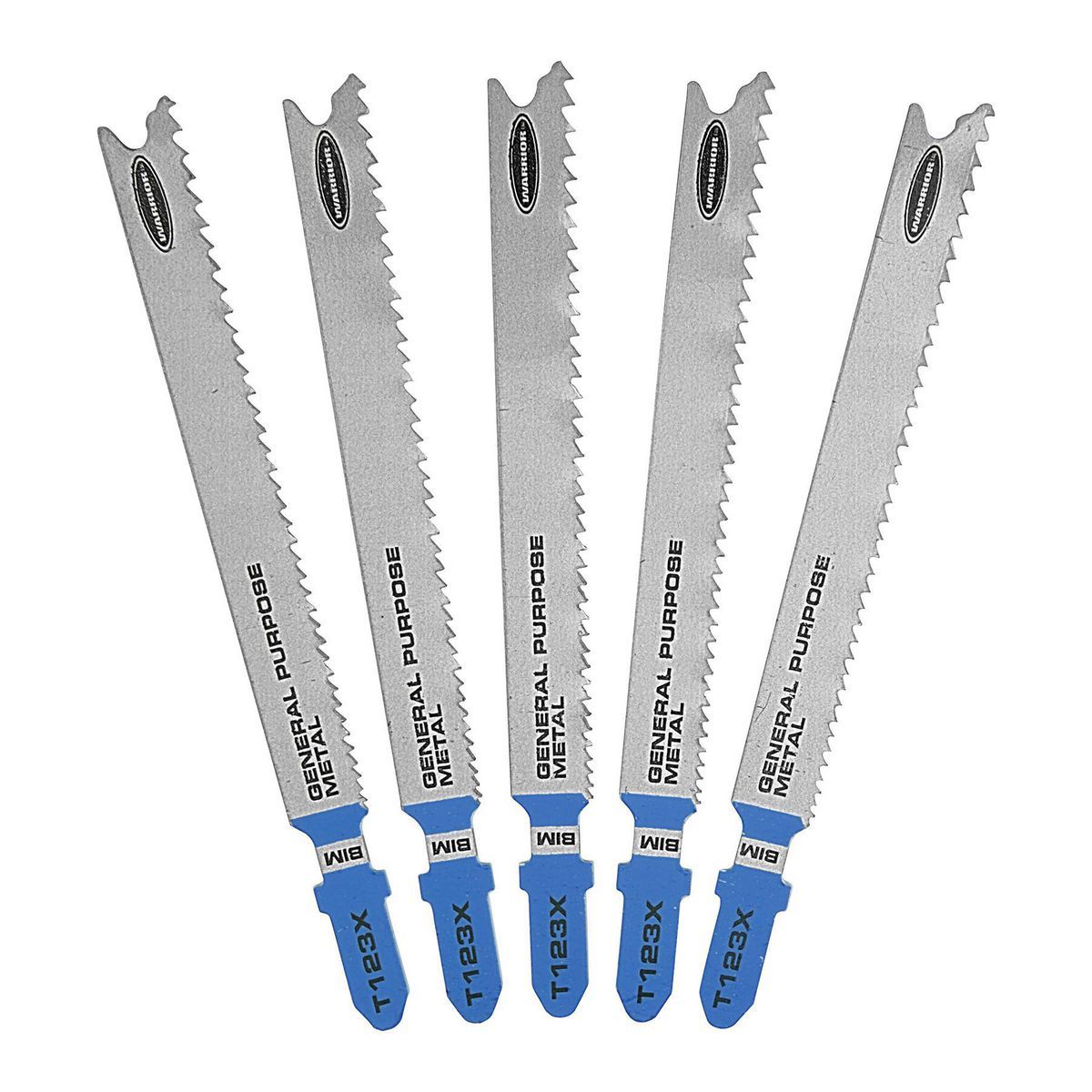 10 TPI T-shank High Speed Steel Jig Saw Blades, 5-Pack K2274