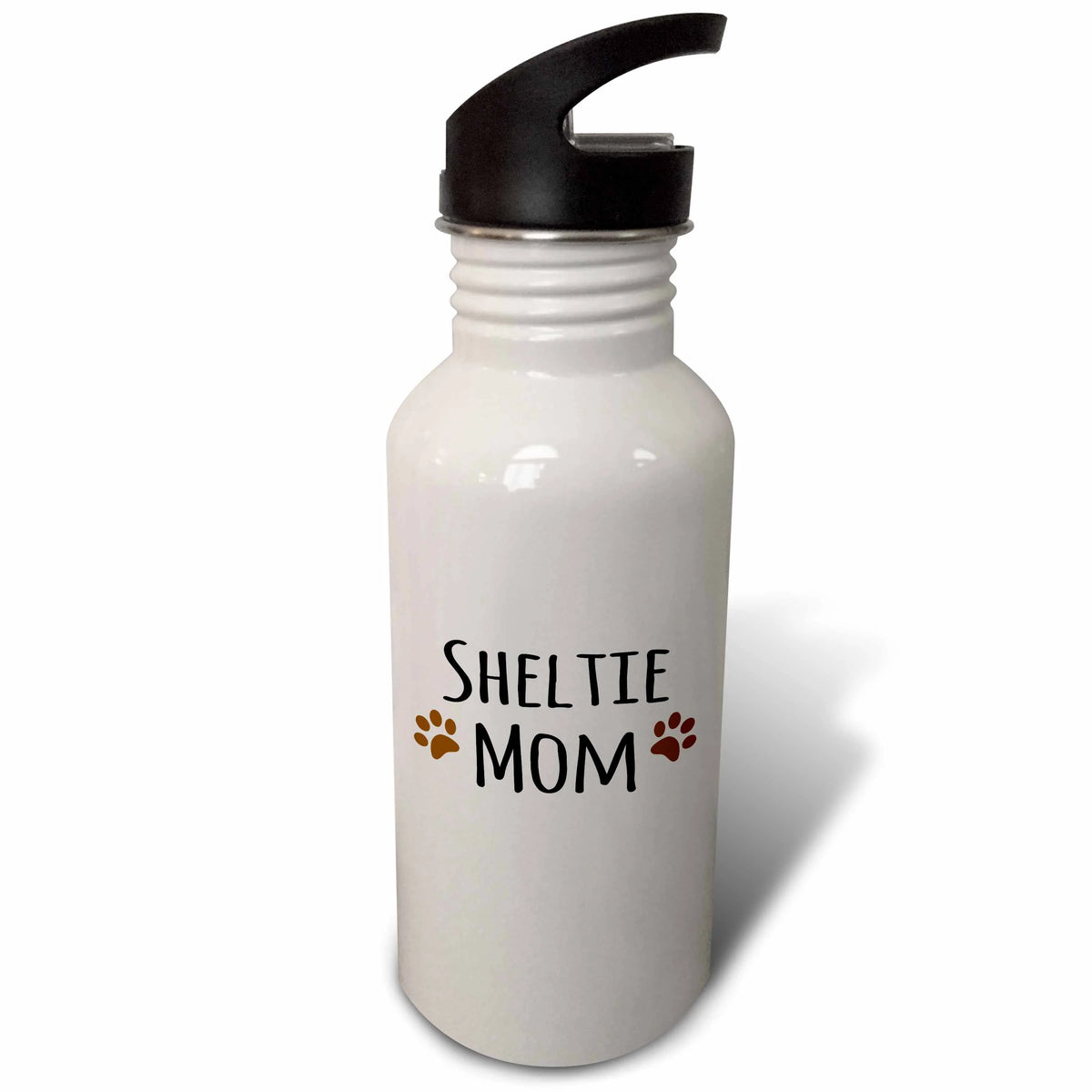 Brown Paw Prints 21 oz Sports Water Bottle R42391
