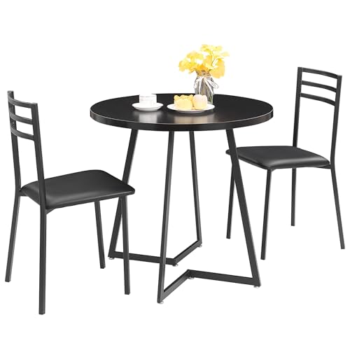 Small Round Dining Table Set for 2 W141398