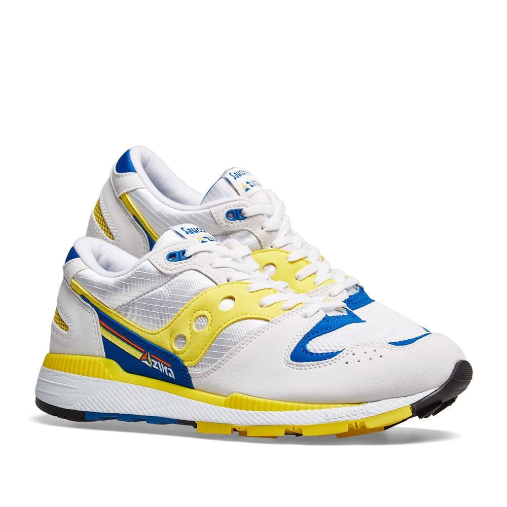 White, Yellow & Blue Saucony Shoes X3018
