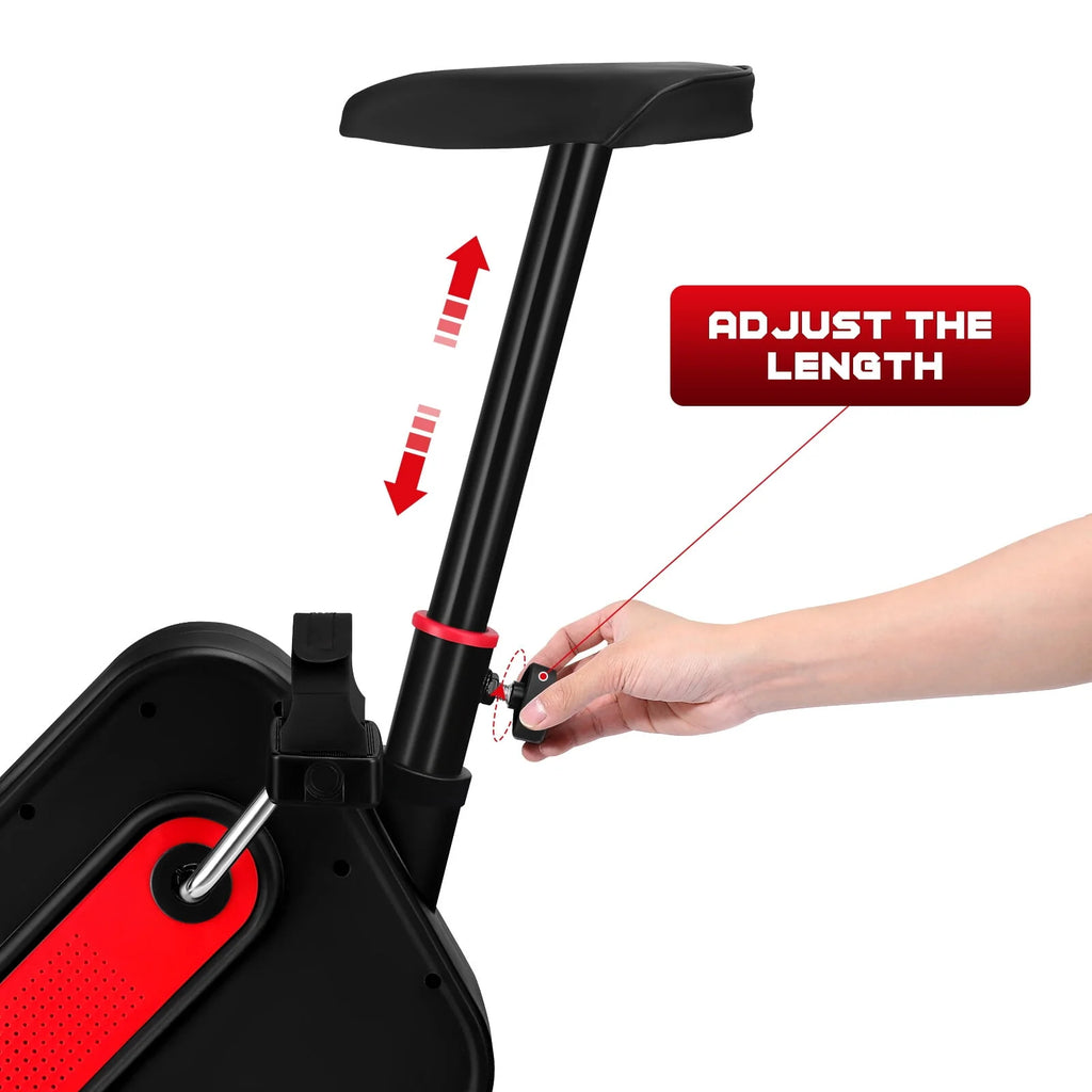 Stationary Indoor Cycling Bike with Seat Cushion and Digital Display M9651