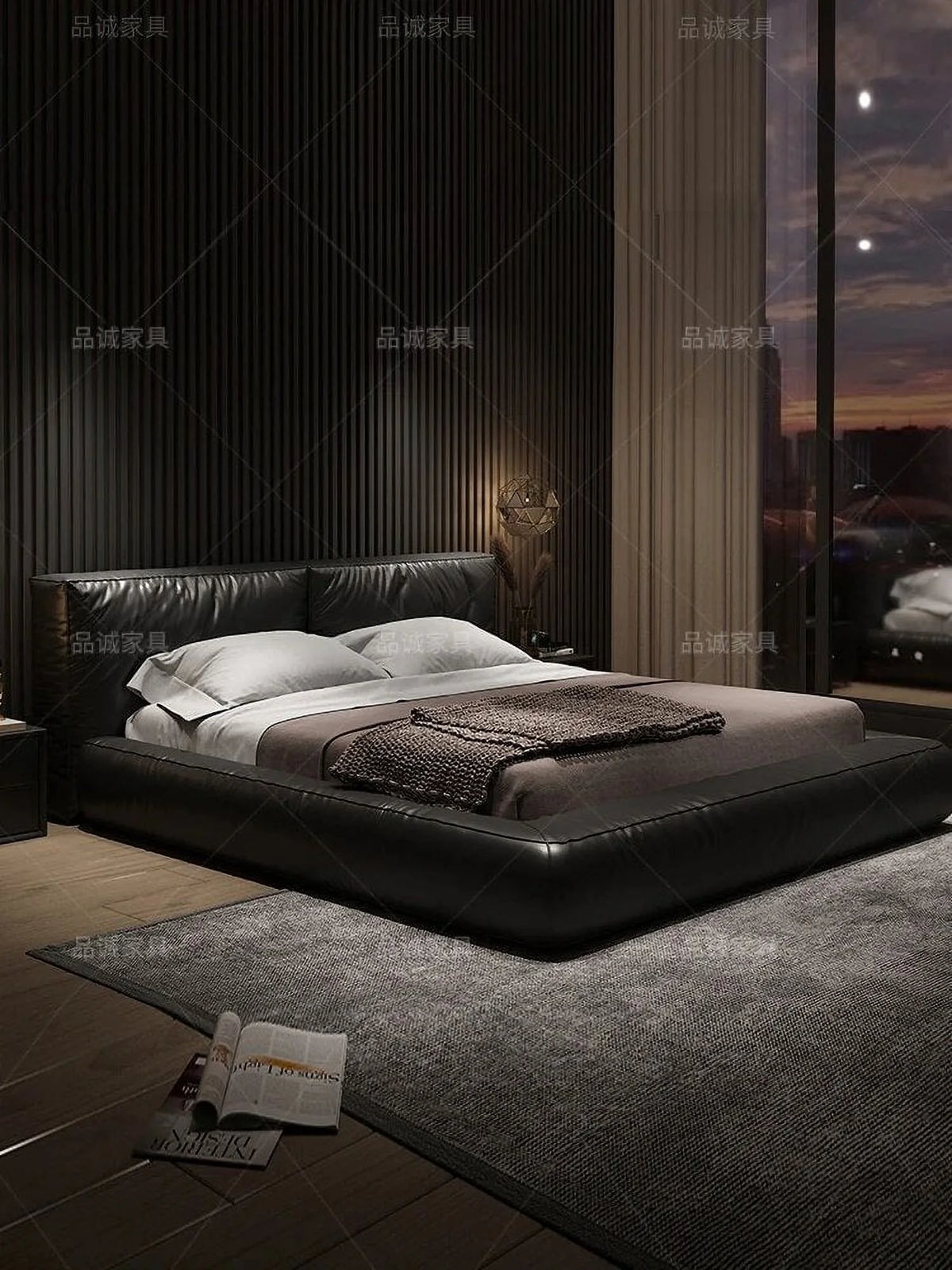 Light Luxury Leather Bed 1.8m F70739