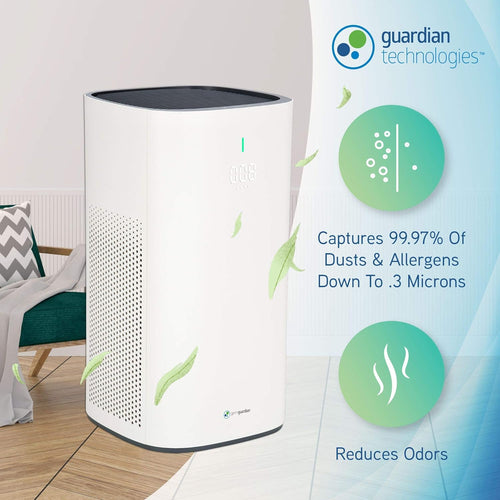 19" Air Purifier Tower with HEPA Filter & Air Quality Sensor J678