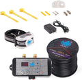 Electronic Pet Wired Dog Fence System with 1500 Feet Wire and Rechargeable Waterproof Collar W139