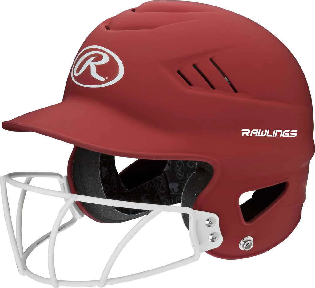 Matte Black Adult Batting Helmet V992