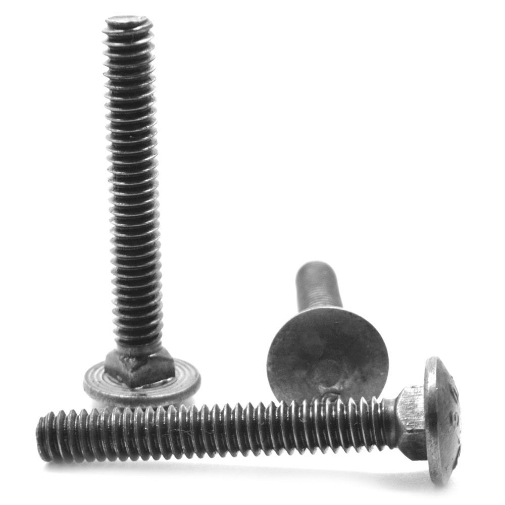 3/4x22-10 x 11x226x22THD Coarse Thread A307 Grade A Carriage Bolt Low Carbon Steel Plain Finish W778