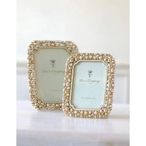 Set of 2 Crystal Photo Frames Y579