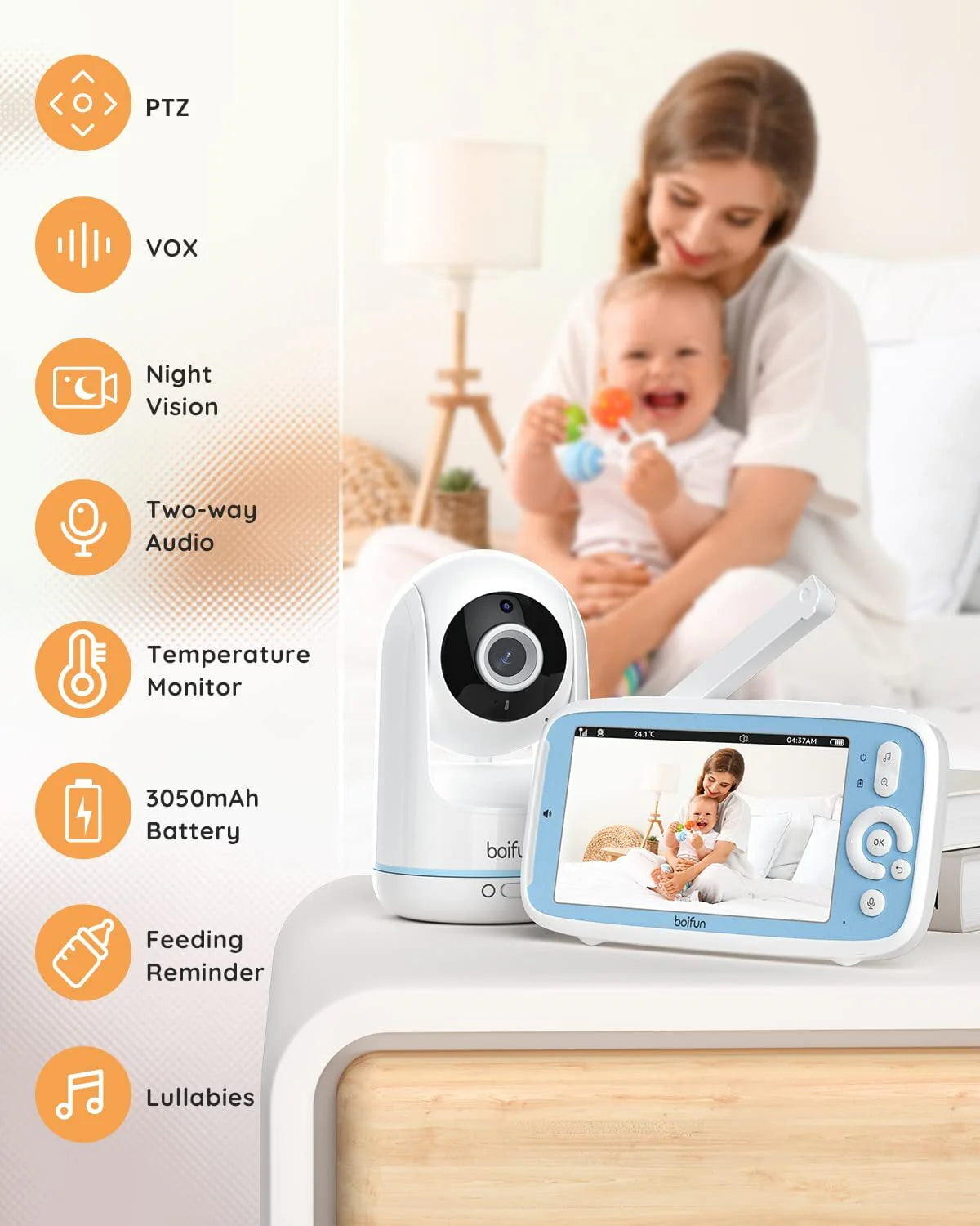 Baby Monitor with Camera and Audio L237237