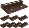 8-Pack 7 Inch 4W LED Hardscape Paver Light, IP65 Waterproof, Soft White 2700K T1334