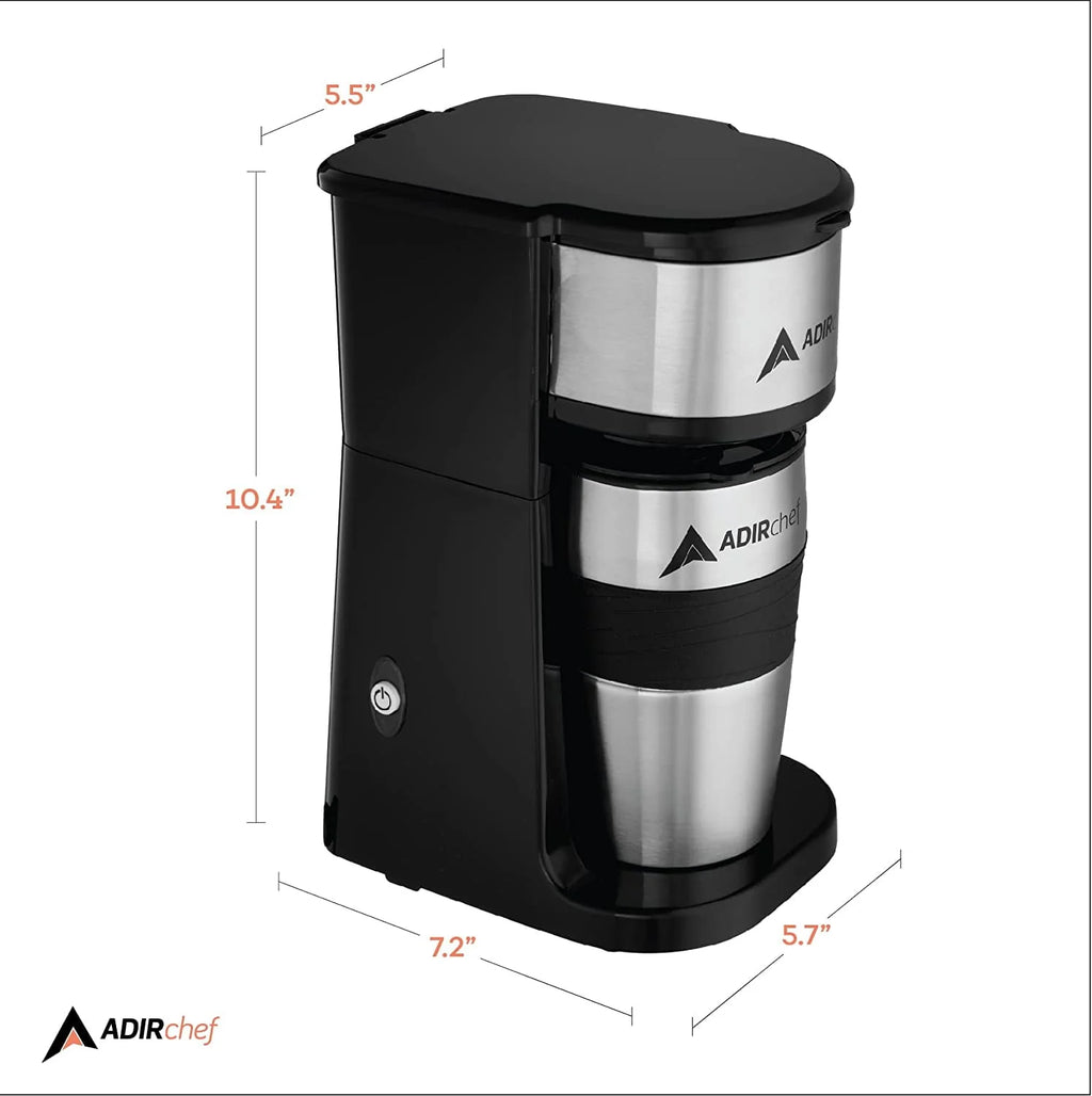 Single Serve Coffee Maker 15 oz. Black E597