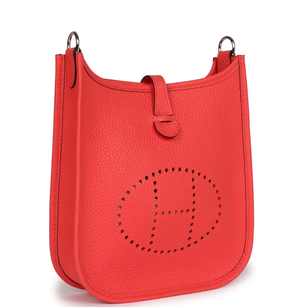Rose Clemence Palladium Hardware Bag D208281