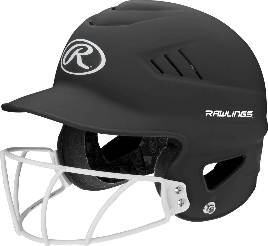 Matte Black Adult Batting Helmet V992