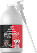 Norwegian Salmon Oil for Dogs 64oz Omega 3 EPA DHA Liquid Pet Supplement N4760