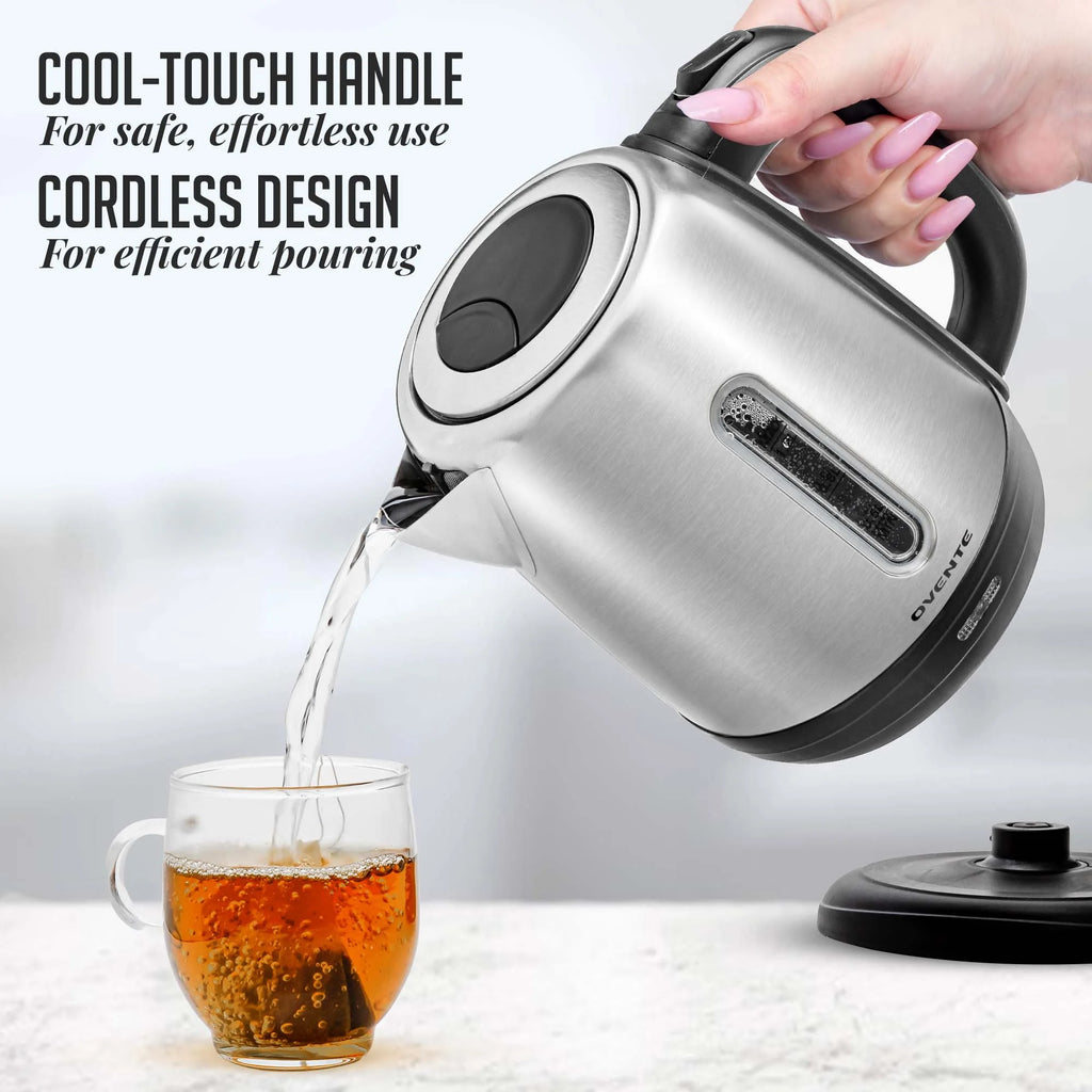 Stainless Steel Electric Kettle 1.2 Liter with Auto Shut-Off A7902