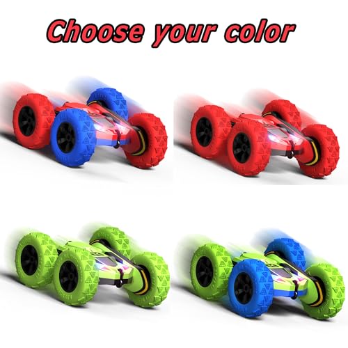 Remote Control Stunt Car with Lights Double-Sided J818