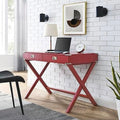 White Computer Desk with Drawers K9056