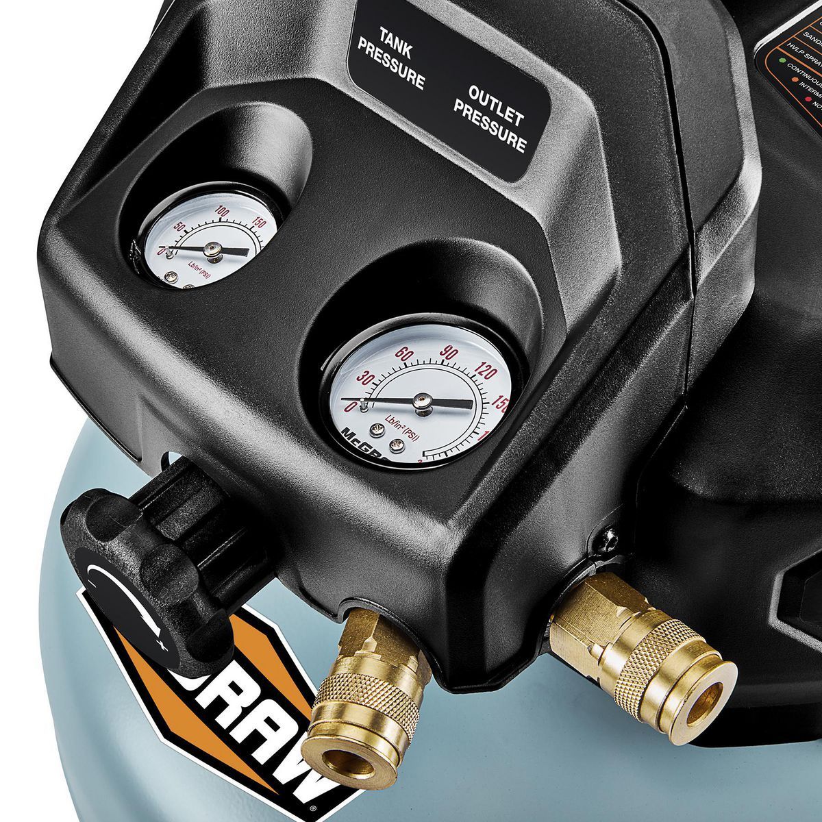 6 Gallon 150 PSI Oil-Free Pancake Air Compressor Q41457