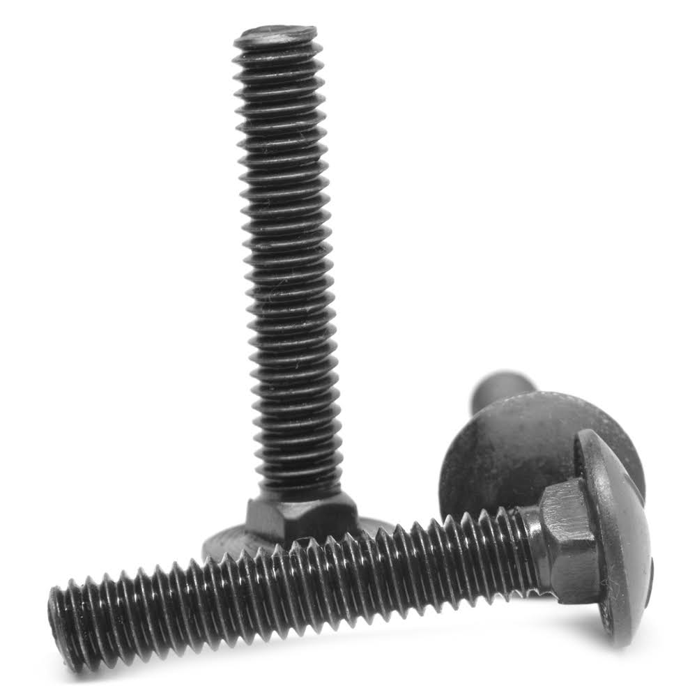 5/8x22-11 x 6x22 Coarse Thread Grade 5 Carriage Bolt Medium Carbon Steel Black Oxide V8325