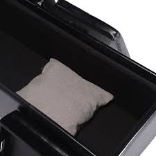 Brown Storage Ottoman U95593