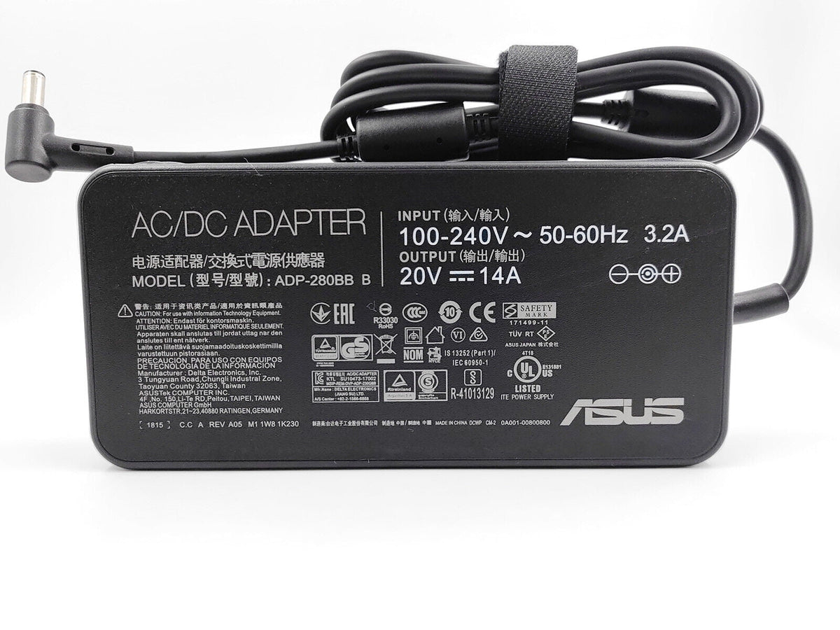 280W 20V 14A AC Charger Laptop Power Supply Adapter E646830