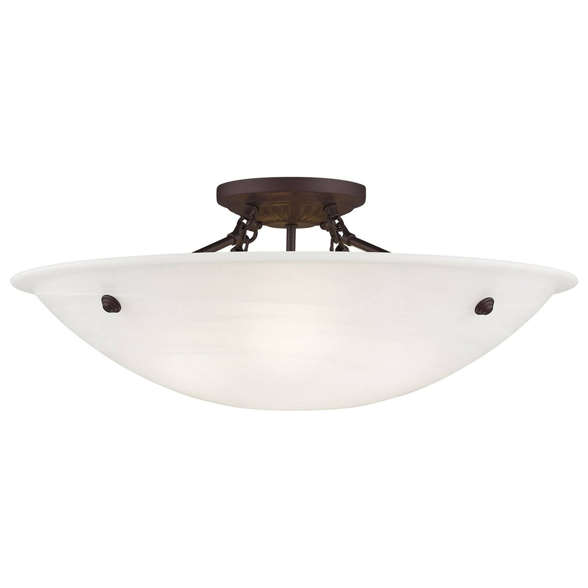 4 Light Flush Mount Antique Brass Y748009