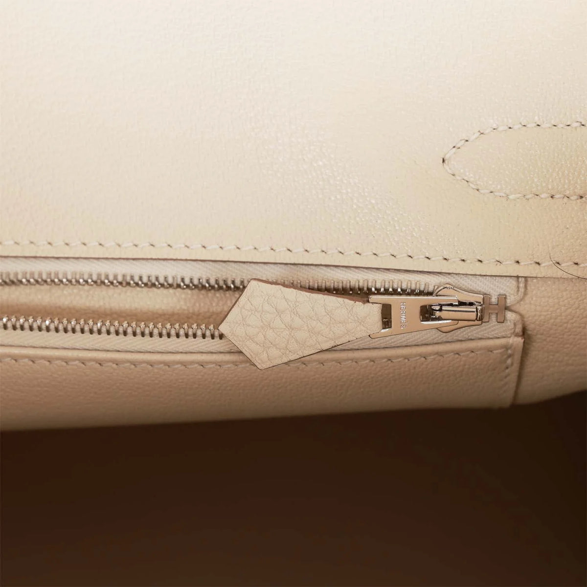 Birkin 30 Craie Togo Palladium Hardware W468