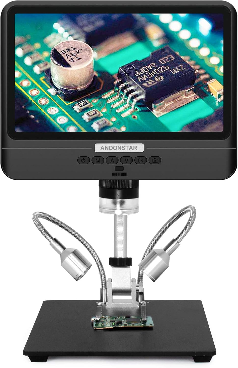 Black 7 inch LCD 1080P Digital Microscope with 200X Magnification M154541