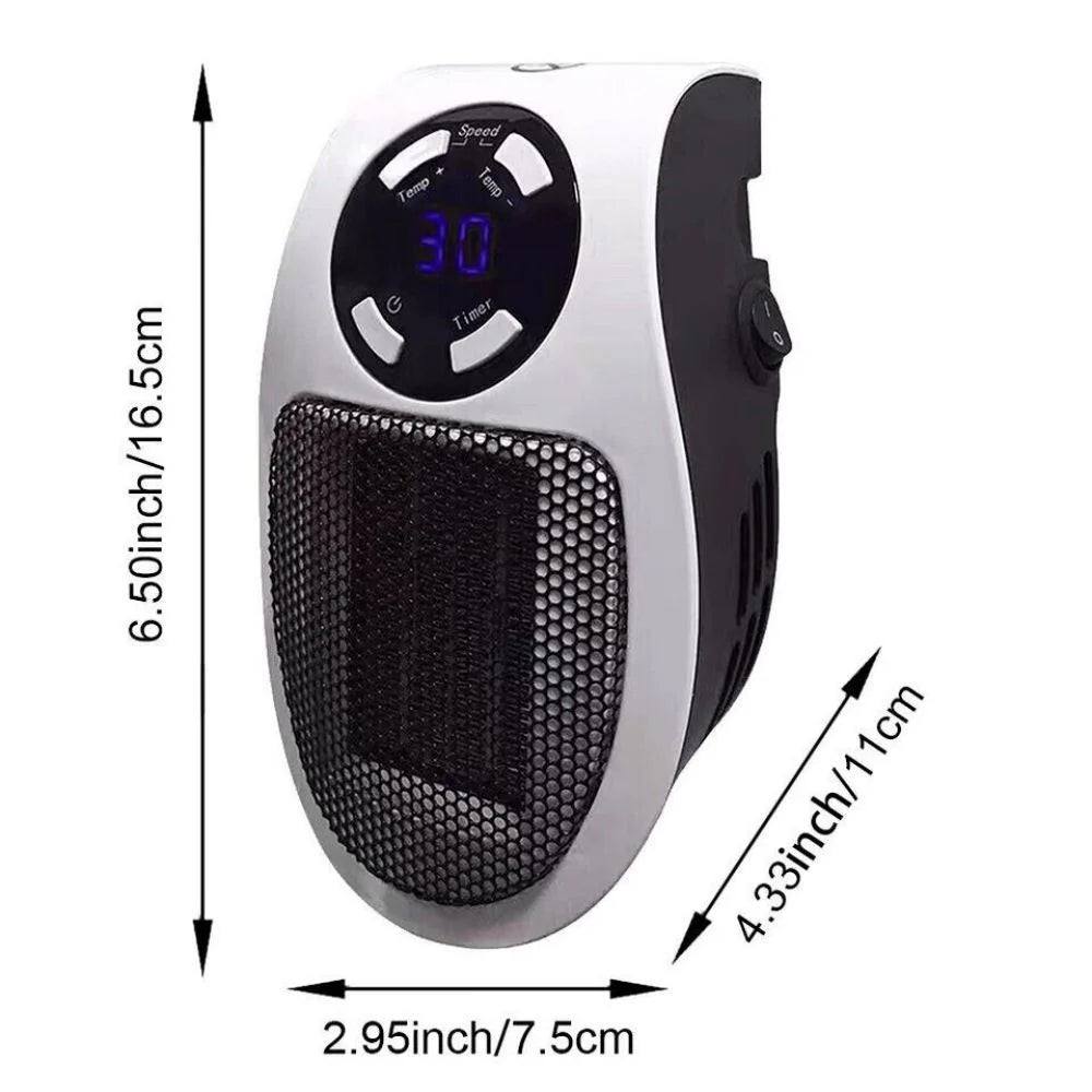 Portable Mini Electric Wall Heater with Timer U649
