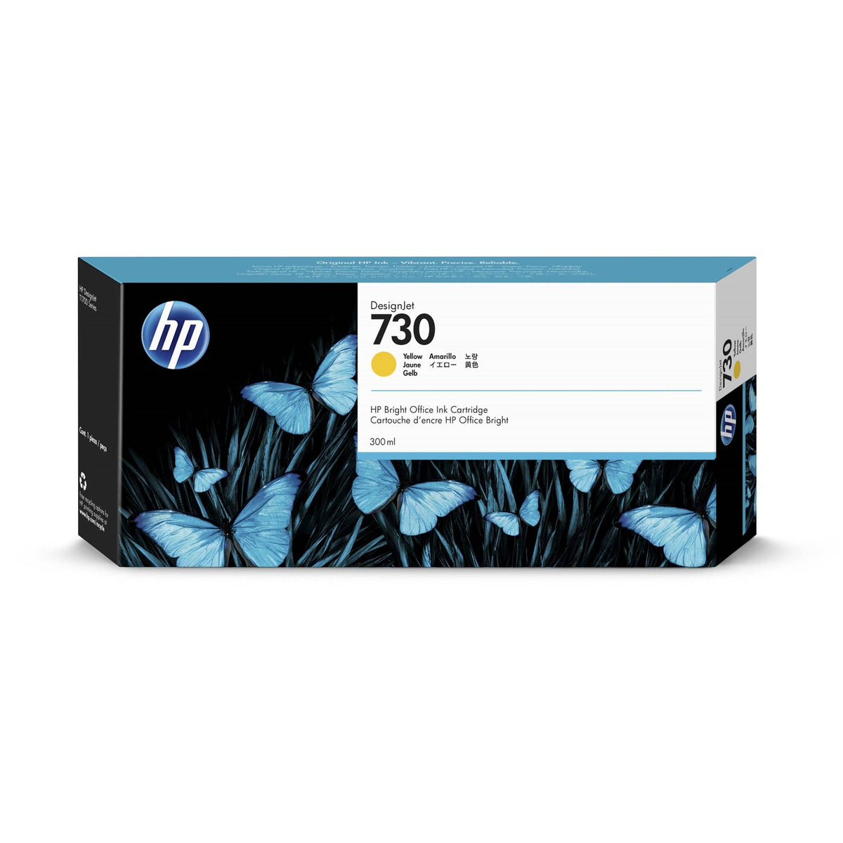 HP 730 300-ml Yellow Ink Cartridge J482940