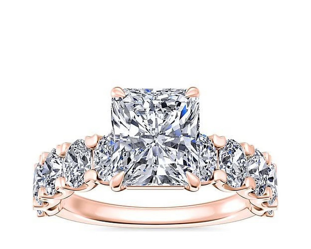 14K Rose Gold Diamond Engagement Ring Y94110