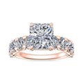 14K Rose Gold Diamond Engagement Ring Y94110