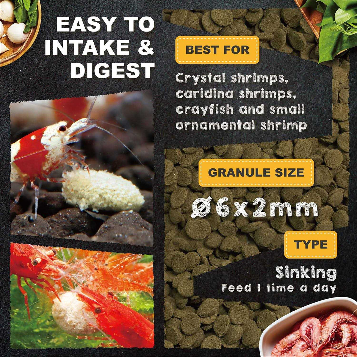 High Protein Shrimp Food 0.7oz H97033