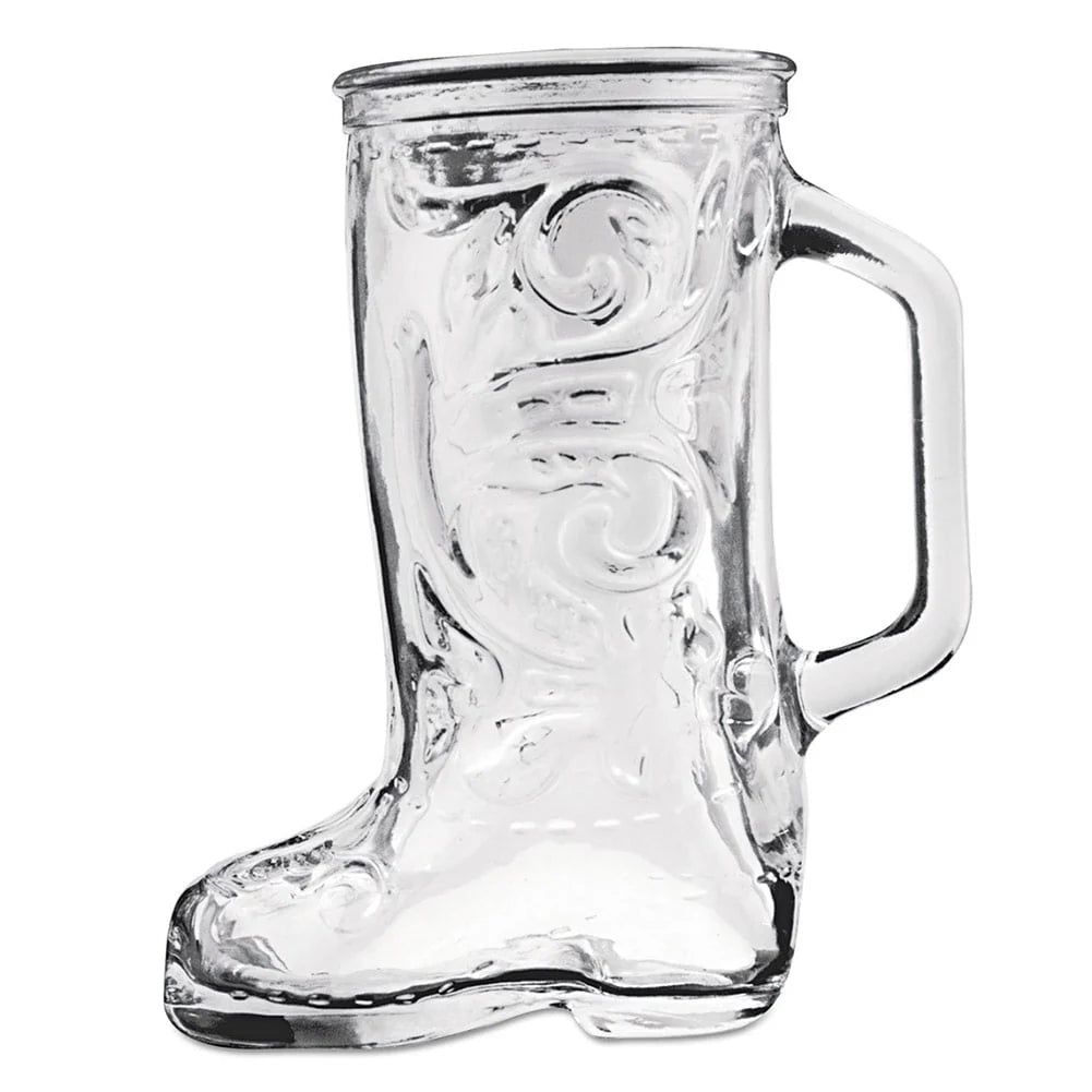 Glass Cowboy Boot Mug 12.5 Ounces P792345