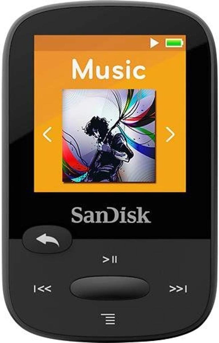 8gb Clip Sport Mp3 Players (Black) Pack of 2 V3369