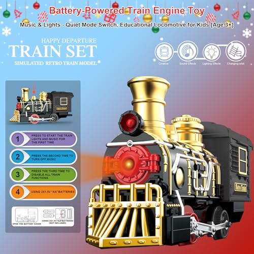 Electric Train Set with 3D Elevated Tracks X951426