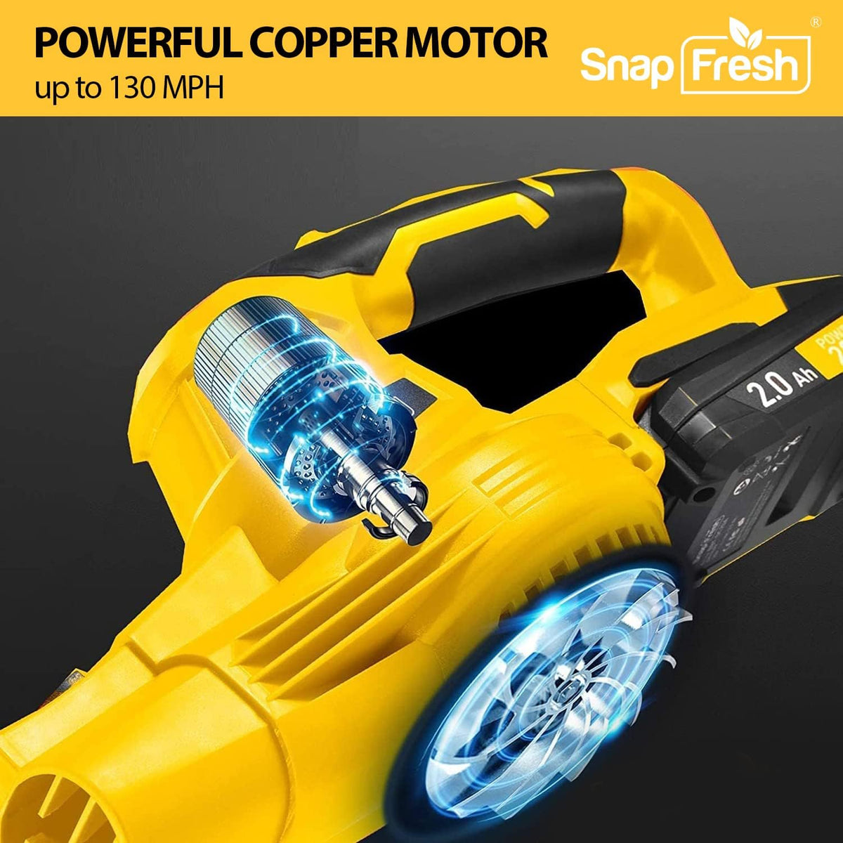 20V Cordless Electric Leaf Blower with Battery & Charger E131030