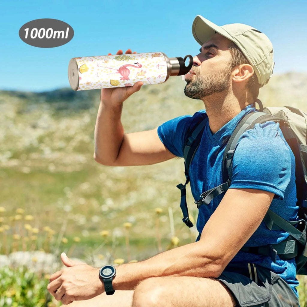 20 oz Insulated Stainless Steel Water Bottle with Straw Lid N778