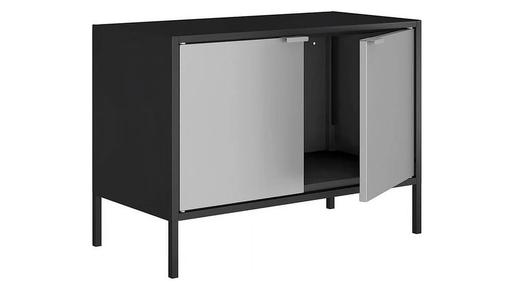Black and Grey TV Stand Cabinet B122346