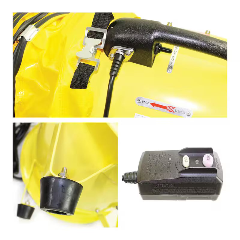 2 Speed Portable Confined Space Ventilator with Hose T2529