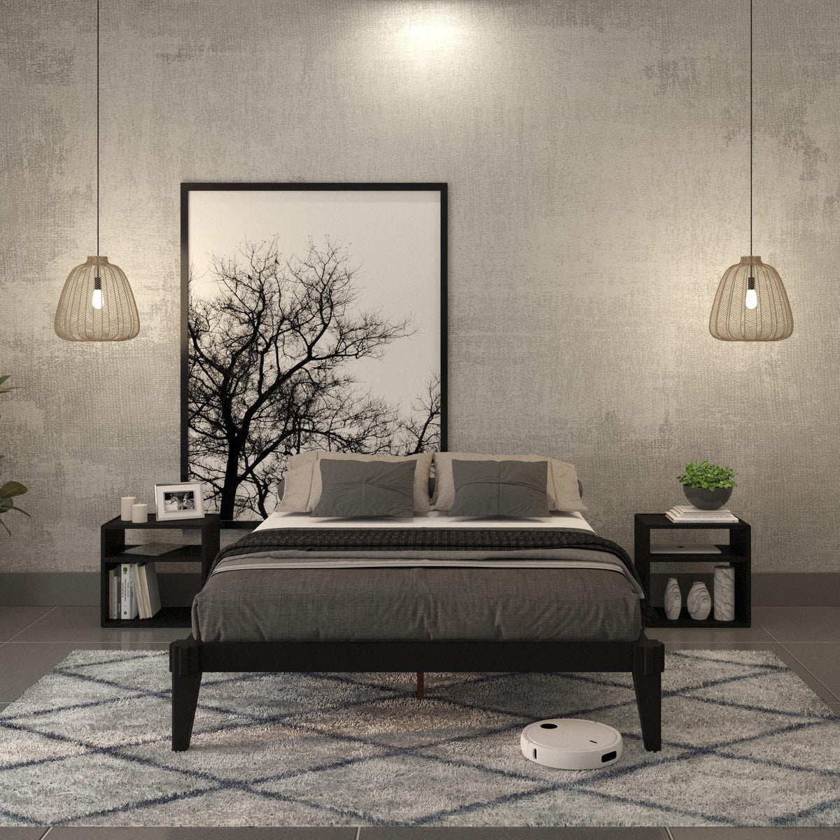 King Platform Bed Frame M282895
