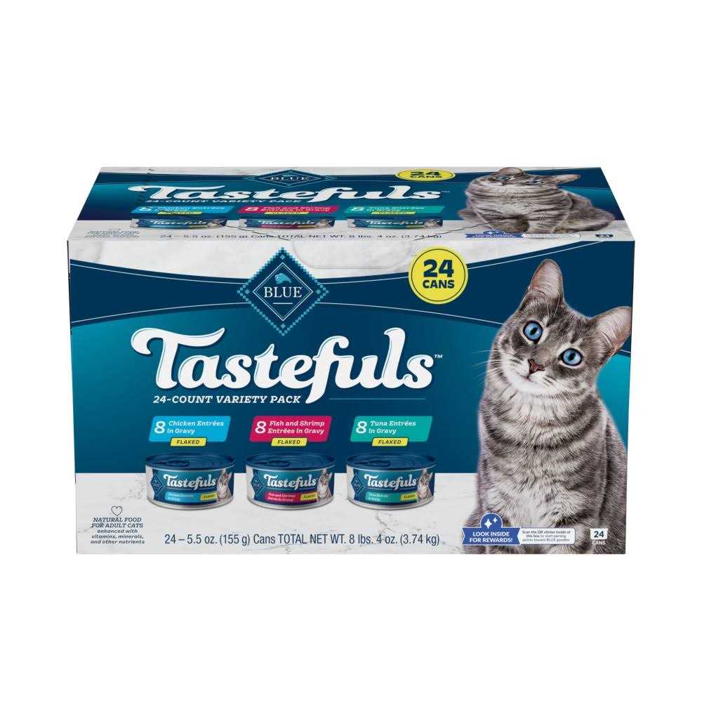 Tuna Chicken Fish & Shrimp Flaked Wet Cat Food M443148