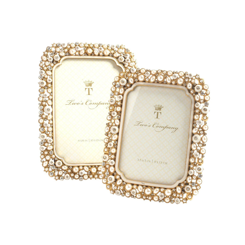 Set of 2 Crystal Photo Frames Y579