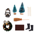 Doll House 8 Mini House Christmas Decoration Set J10418
