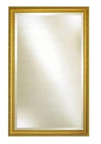 Antique Gold Finish Medicine Cabinet O832