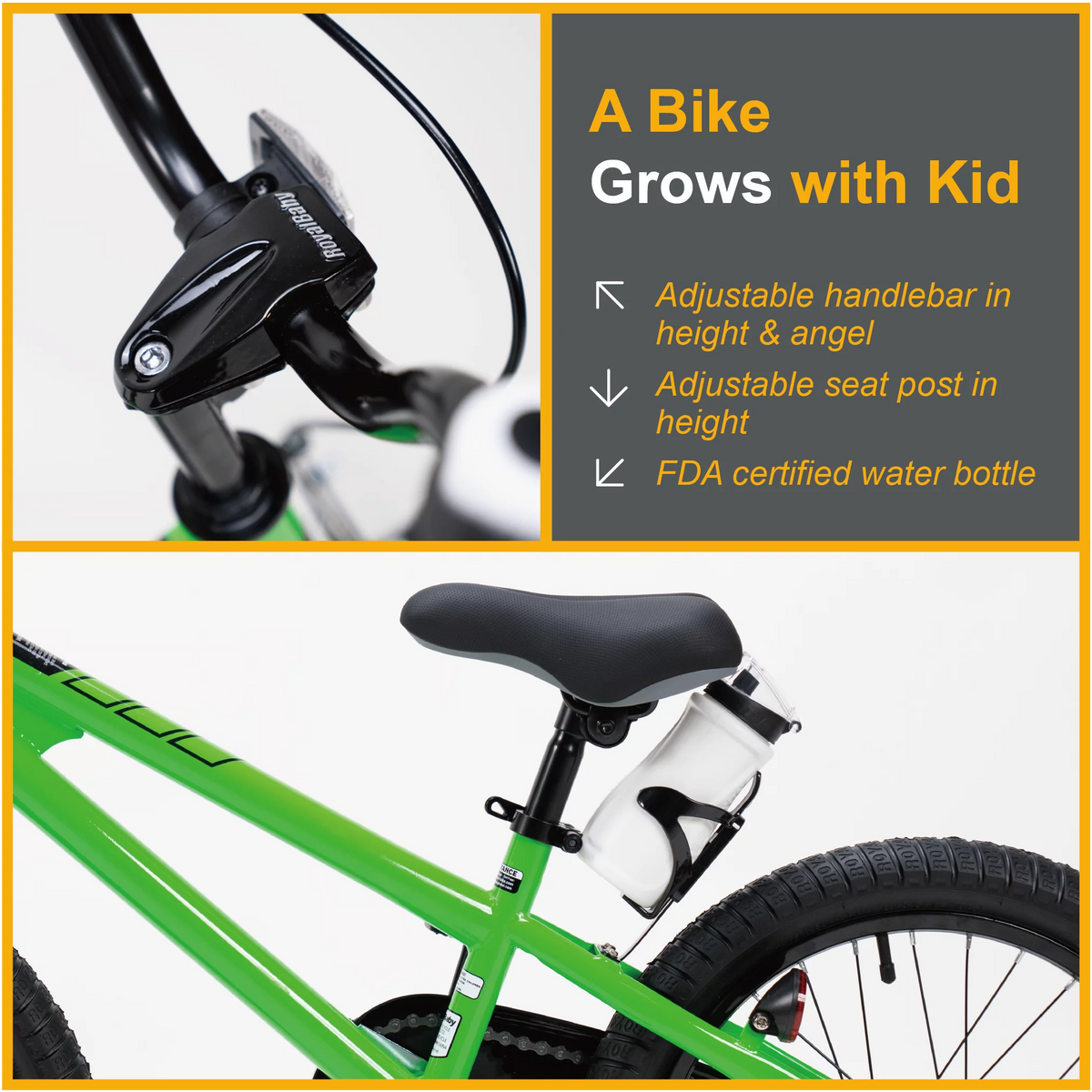 Kids Bike 12 14 16 18 20 Inch Bicycle F62421